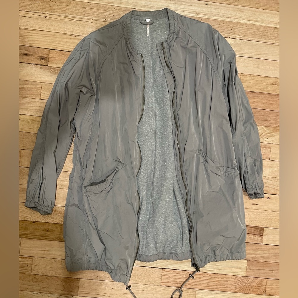 Free people zip-up jacket with pockets